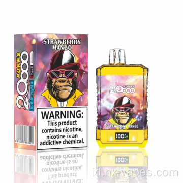 Bang King Double Crystal 20K Puffs Vape sekali pakai